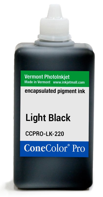 ConeColor Pro ink 220ml - K2 version Light Black | InkjetMall